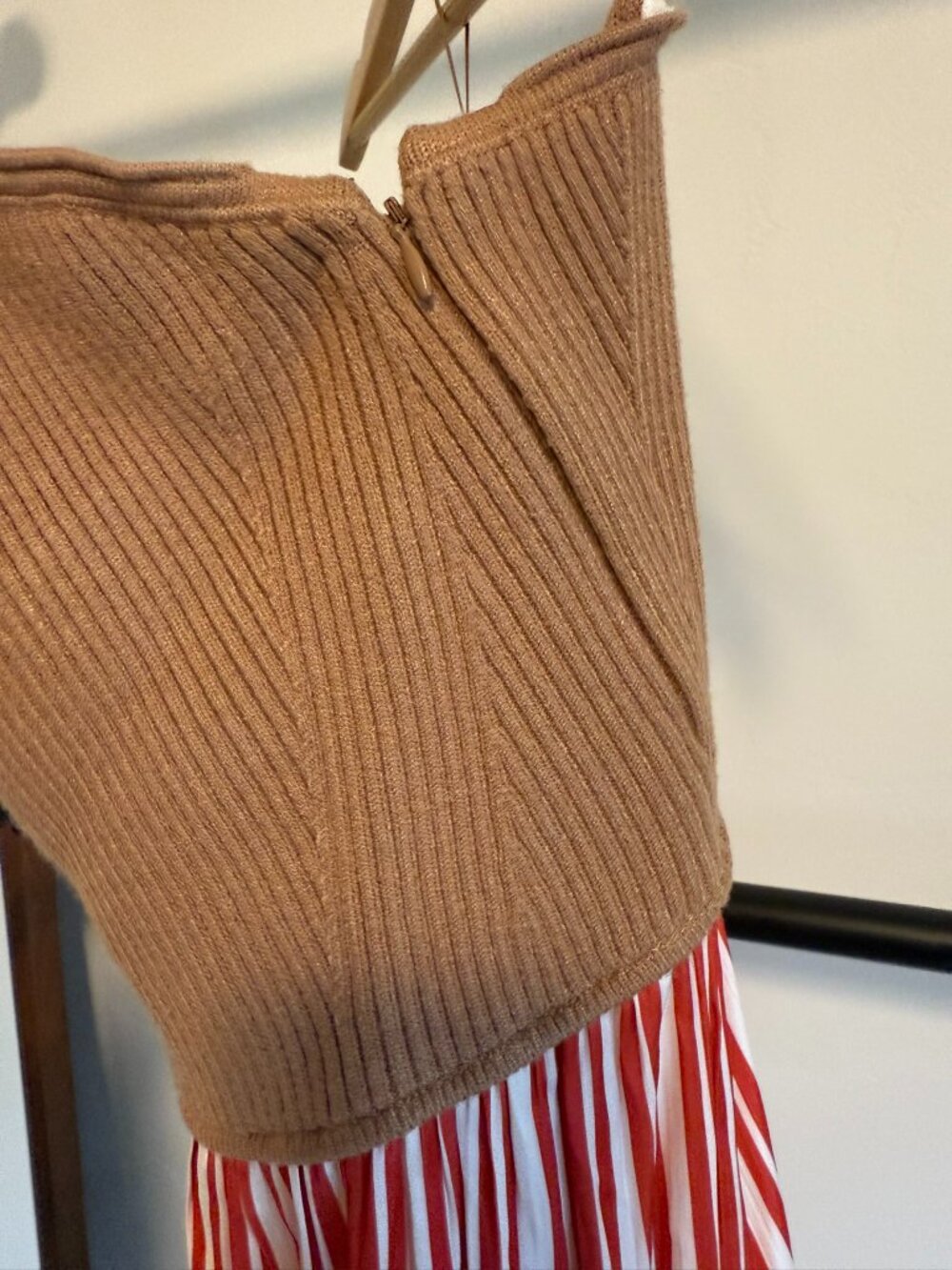 NWT Anthropologie Thea Twofer Sweater Maxi Dress: Strapless Edition S - Picture 9 of 13
